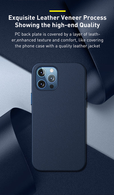 Funda de Cuero Magnética para iPhone 12 Mini Negro - Image 20