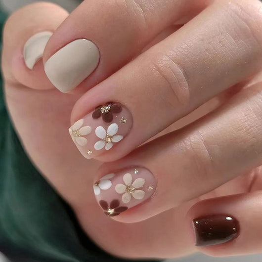 Uñas Postizas Francesas Mariposa Púrpura con Borde Negro - Stickers de Uñas Premium - Image 28