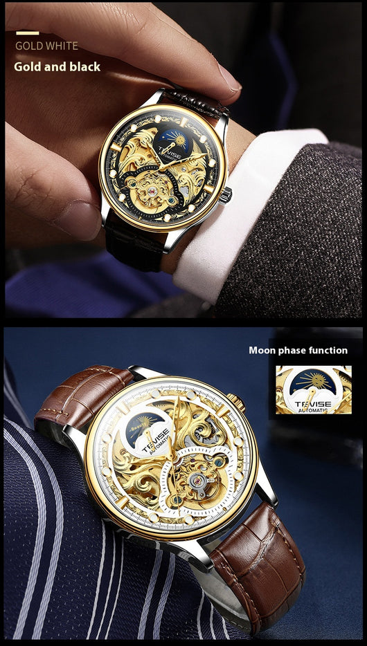 Reloj Automático de Negocios y Ocio Resistente al Agua para Hombre - Image 10