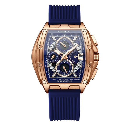 Reloj de Cuarzo para Hombre con Calendario y Cinta Impermeable Multiuso - Image 6
