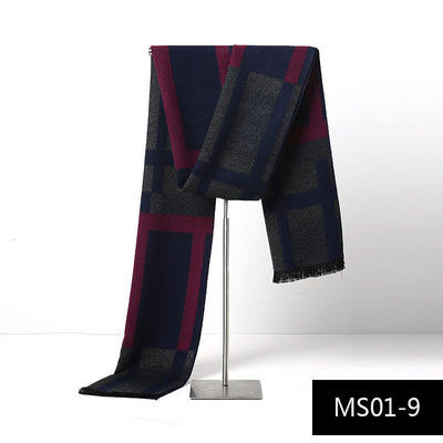 Bufanda de Cachemira para Hombre Otoño Invierno - Image 26