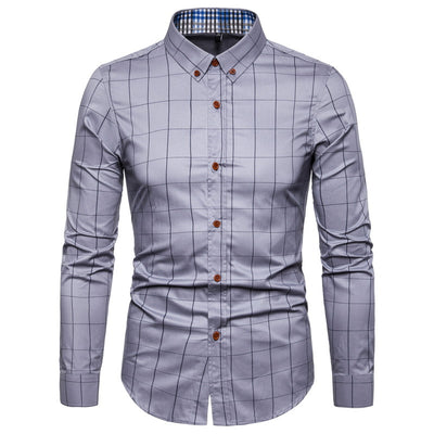 Camisa Estampado Floral Slim Fit Manga Larga para Hombre - Image 14