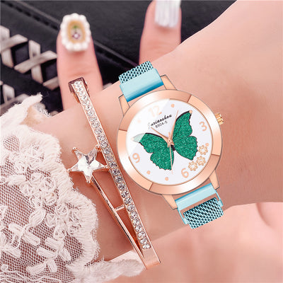 Reloj de Moda para Mujer con Diseño de Mariposas Coloridas - Image 15