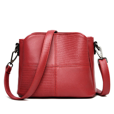 Bolsa de Hombro Retro Estilo Bucket Multicompartimientos Casual - Image 3