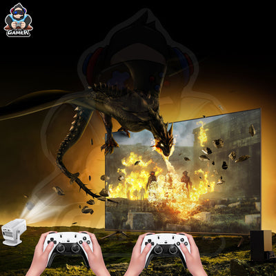 Consola de Juegos Android con Proyector 4K, WiFi y Control Inalámbrico - Image 17