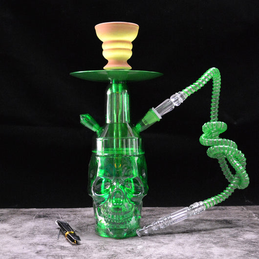 Cachimba Acrílica Árabe con Calavera Iluminada - Image 3