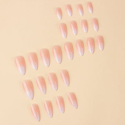 Stickers de Uñas Tipo Almendra con Degradado Suave - Image 14