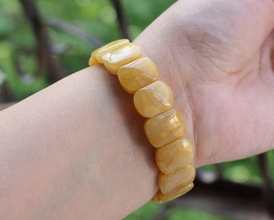 Pulsera de Jade Dragón Amarillo Unisex - Joya Tradicional - Image 3