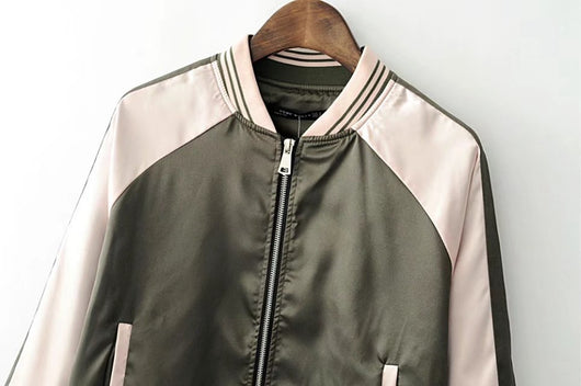 Chaqueta Larga con Cuello Mao y Bordado de Grúa Floral en la Espalda - Image 16