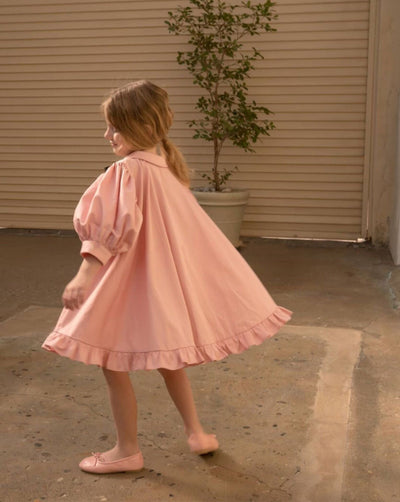 Vestido de Princesa con Mangas Abullonadas para Cumpleaños Infantil - Image 12