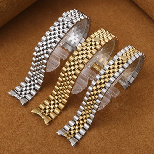 Pulsera de Reloj en Acero Inoxidable Calibre Sólido - Image 12