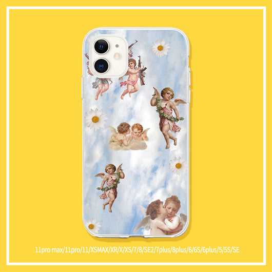 Funda para iPhone con Arte Clásico de Ángel Vintage - Image 9