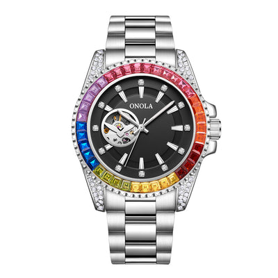 Reloj Automático para Hombre con Correa de Acero Inoxidable Macizo - Image 4