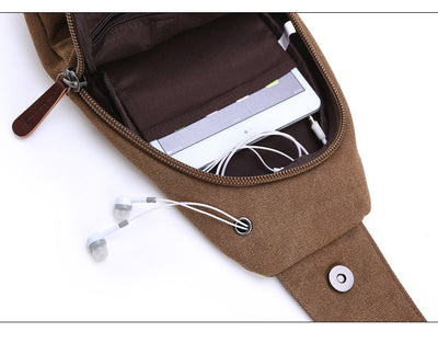 Bolso de Pecho de Lona para Hombro o Cruzado - Image 16