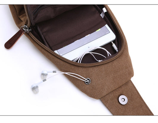 Bolso de Pecho de Lona para Hombro o Cruzado - Image 16