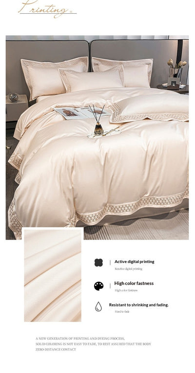 Juego de Cama 100% Algodón con Sábanas, Funda Nórdica y Bajera - Image 22