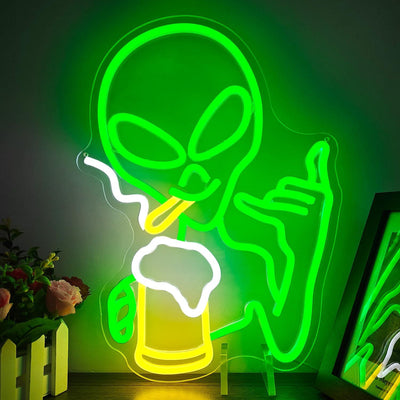 Letras Decorativas Neón Alien en Inglés - Image 3
