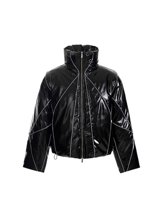 Abrigo de Invierno Grueso con Línea Reflectante para Hombre - Image 2