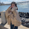Chaqueta Parker de Algodón Caqui Estilo Locomotora