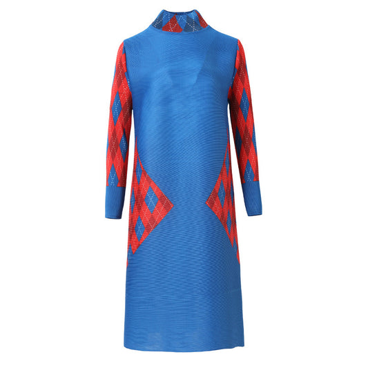 Vestido Plisado Francés de Lujo para Primavera - Image 2