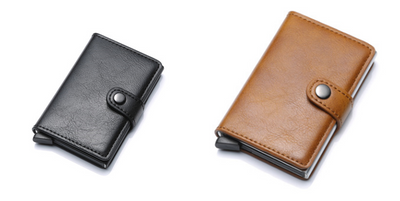 Billetera Vintage para Hombre con Protección RFID, Cuero y Aluminio - Image 11