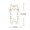 Gato Listrado Gordo 3 Espessura 2 Mm