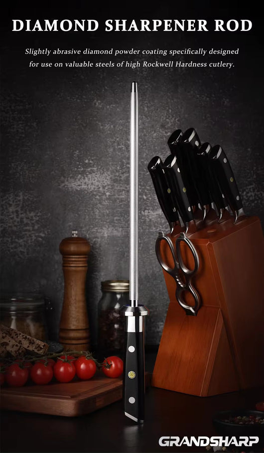 Acero de Afilado Profesional Diamond para Cocina - Image 9