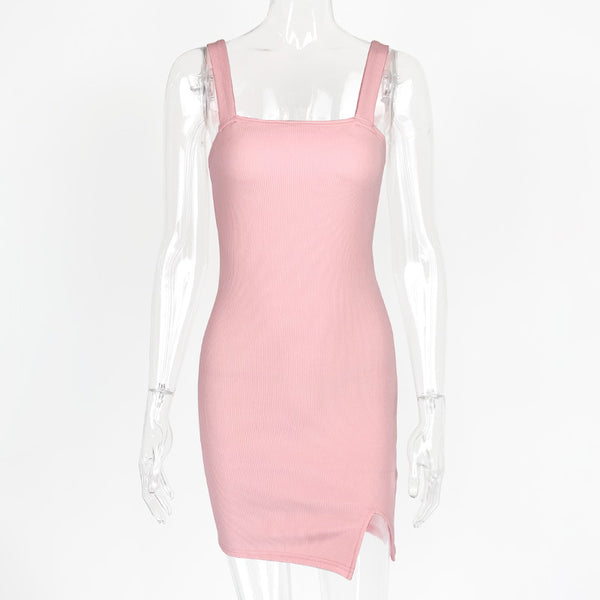 Vestido Corto Sexy y Ajustado con Tirantes para Mujer