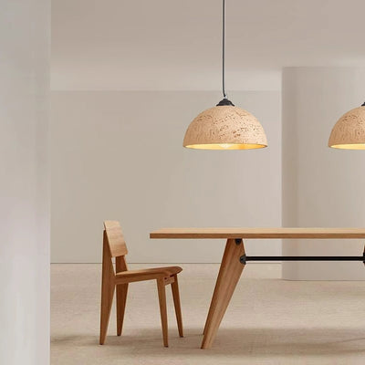 Mesa de Comedor Retro + Lámpara de Techo Minimalista - Image 2