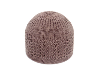 Abrigo Tejido Jacquard Onda Invierno - Calidez Neutra con Punta Reforzada - Image 2