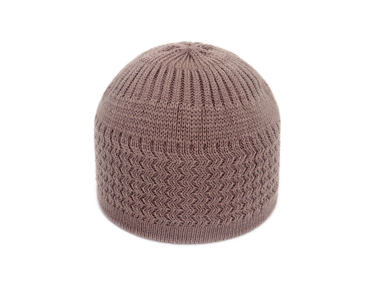 Abrigo Tejido Jacquard Onda Invierno - Calidez Neutra con Punta Reforzada - Image 2
