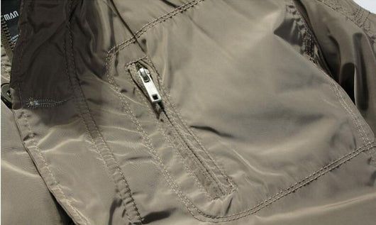Chaqueta Casual con Cuello Mao para Hombre - Image 9
