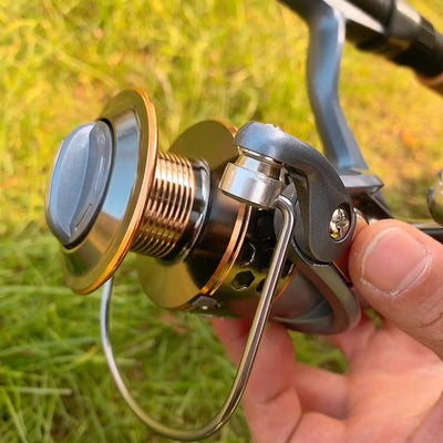 Carrete de Pesca Giratorio Metal Completo con Hilo Luya - Image 11