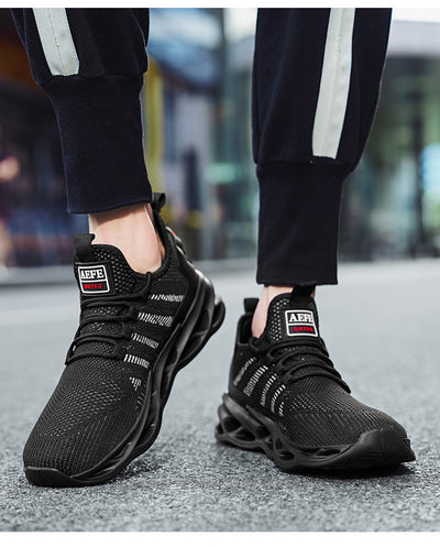 Zapatillas Deportivas Cómodas Estilo Coreano Talla Grande Hombre Malla Transpirable - Image 11