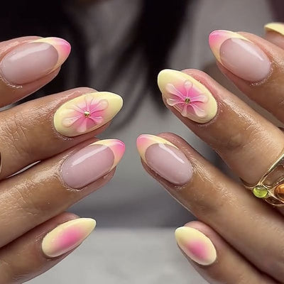 Uñas Postizas Francesas Mariposa Púrpura con Borde Negro - Stickers de Uñas Premium - Image 9