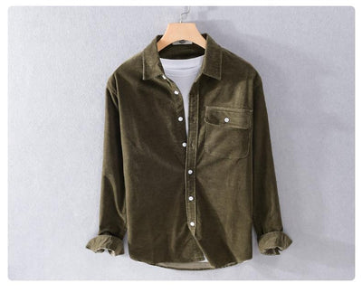 Camisa Suelta de Manga Larga para Hombre - Image 9