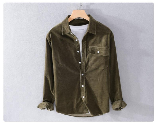 Camisa Suelta de Manga Larga para Hombre - Image 9