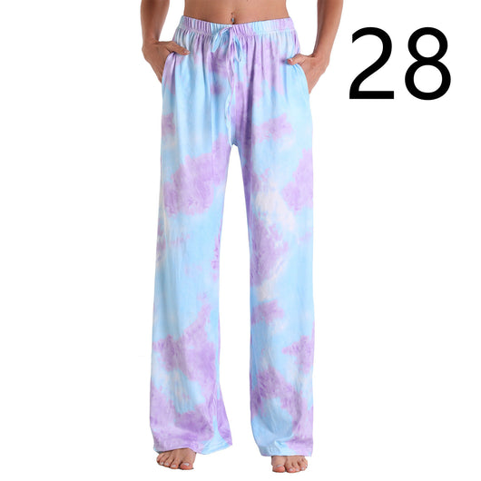 Pantalones Deportivos Casuales con Cintura Elástica y Bolsillos para Mujer - Image 18