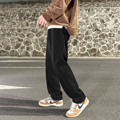Jeans Grises Holgados de Pierna Recta para Hombre - Image 4