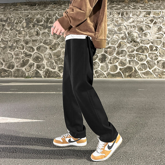 Jeans Grises Holgados de Pierna Recta para Hombre - Image 4