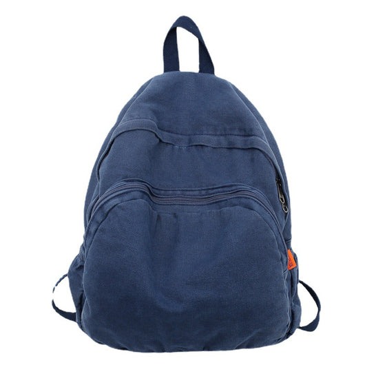 Mochila de Lona Lavada para Viajes y Uso Diario - Image 4