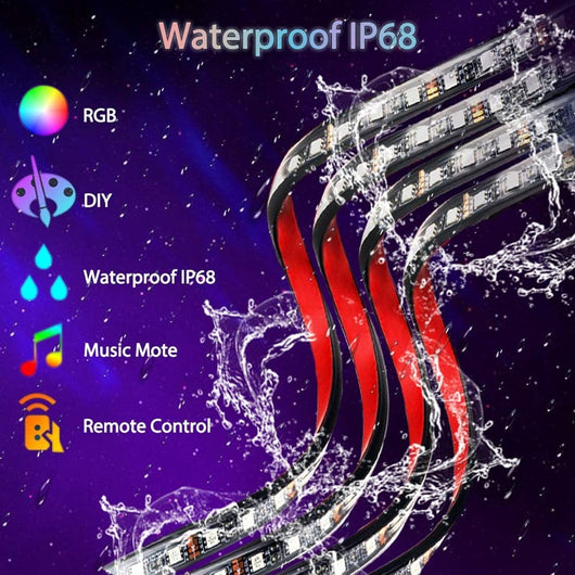 Luz Ambiental RGB para Auto con Control por Voz y 7 Colores - Image 24