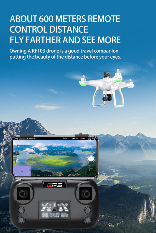 Dron 4K con Gimbal de Tres Ejes, Evitación Láser y Doble GPS - Image 15