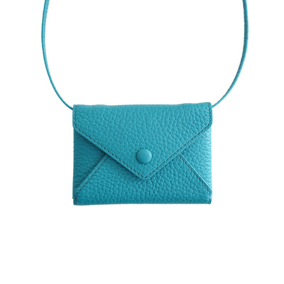 Bolso Bandolera Minimalista de Cuero Genuino - Cartera Sobre Compacta - Image 5