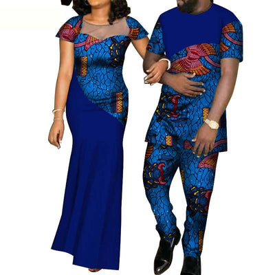 Conjunto de Traje a Juego en Algodón con Estampado Batik - Image 18