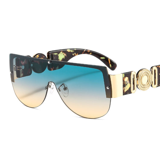 Gafas de Sol Retro Clásicas de Una Pieza - Image 17