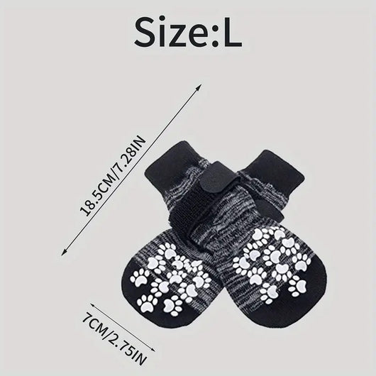 Calcetines Impermeables Cálidos para Perros Medianos - Antideslizantes y Protectores - Image 16