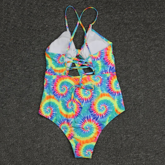 Traje de Baño Entero para Mujer con Tirantes Cruzados - Image 20