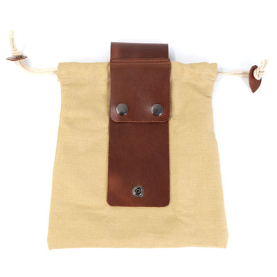 Bolsa de Recolección de Setas Canvas Plegable con Cuero - Ideal para Senderismo y Camping - Image 14