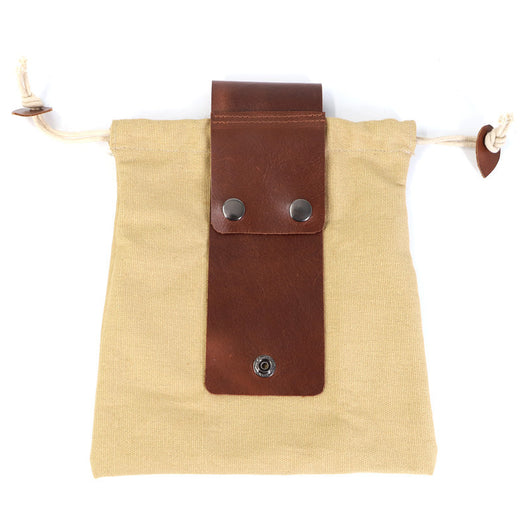 Bolsa de Recolección de Setas Canvas Plegable con Cuero - Ideal para Senderismo y Camping - Image 14